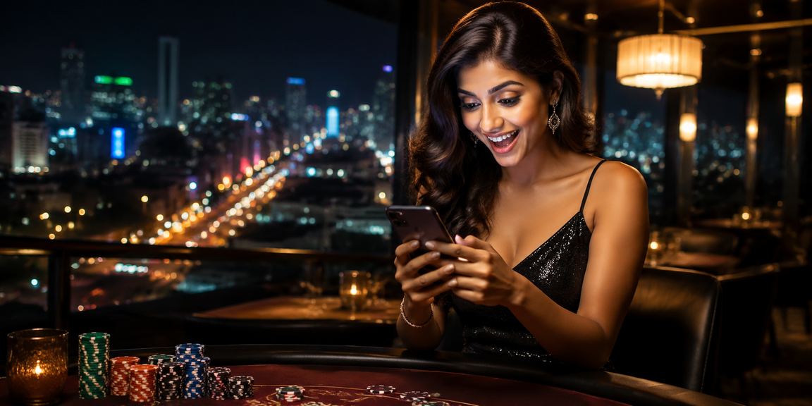 Indian user accessing sports betting on mobile